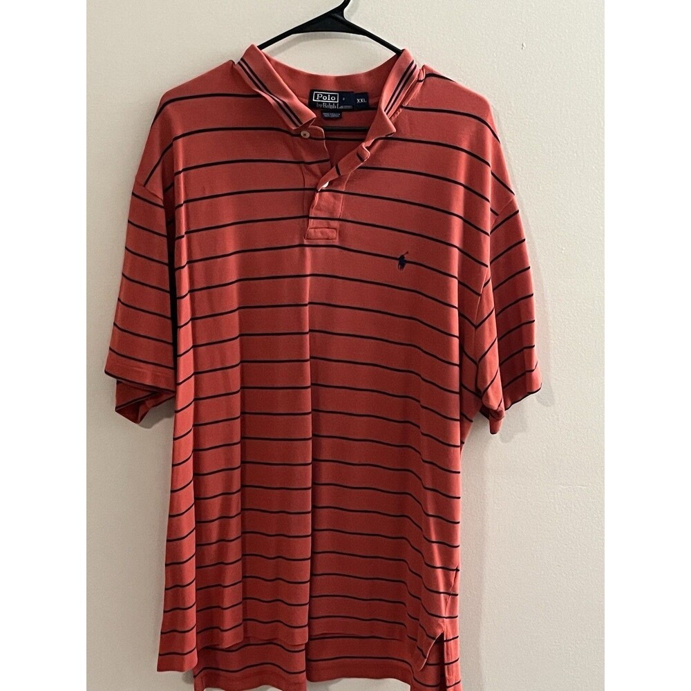 Polo Ralph Lauren Polo XXL Orange Blue Striped